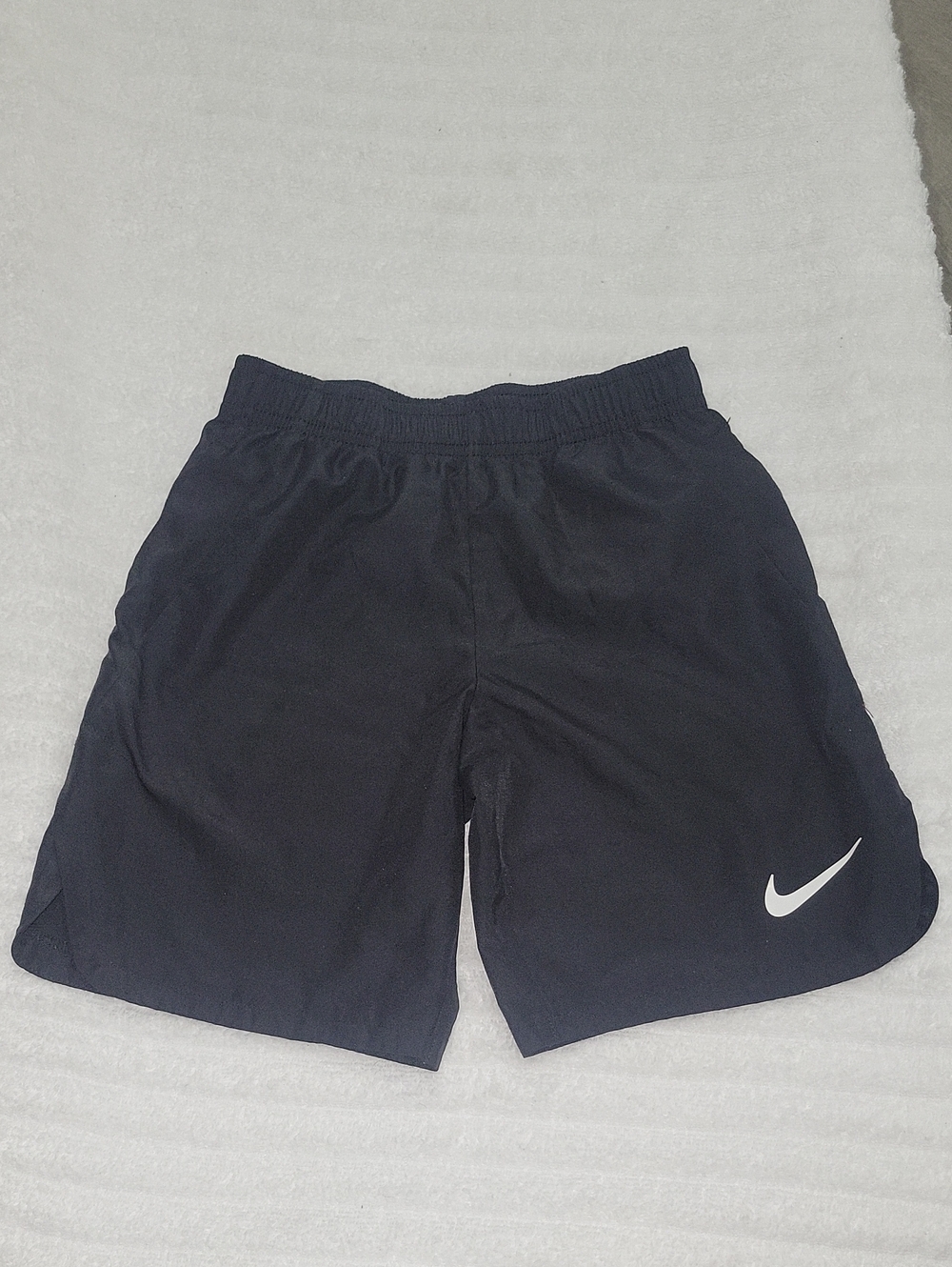 Nike Black Performance Shorts with White Swoosh